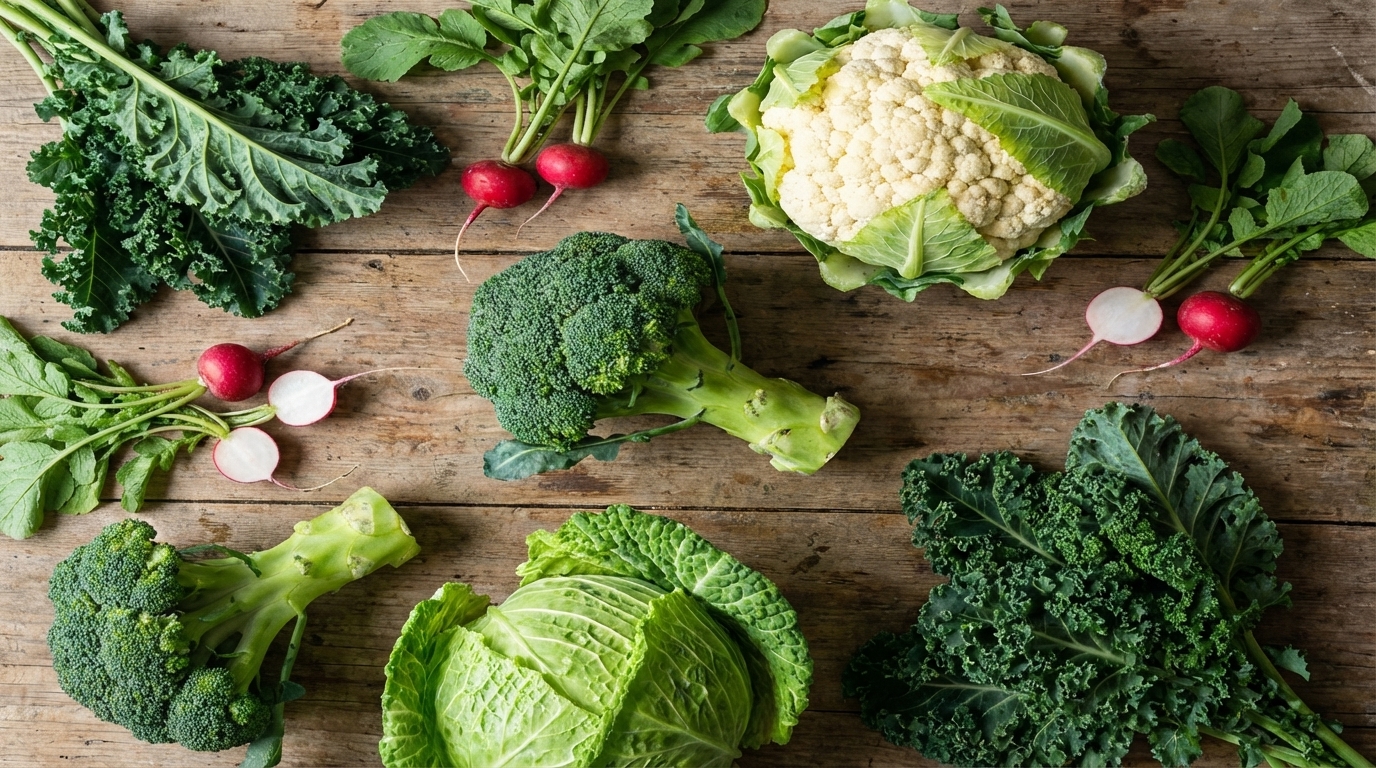 '십자화과'는 꽃잎이 십자(+) 모양인 식물들, 간이 독소를 처리하는 걸 도와줘요