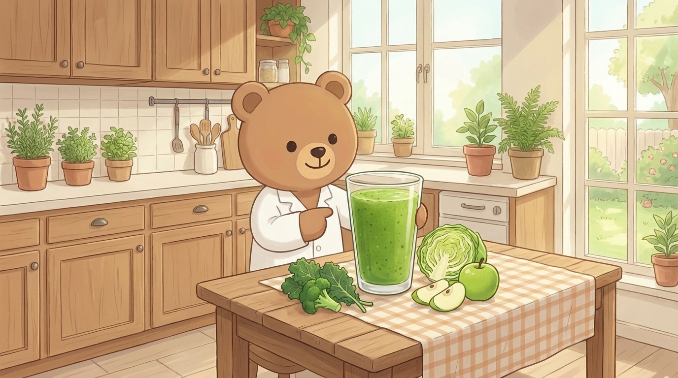 몸속 독소를 부드럽게 비워내는 방법, 그리고 그 핵심인 '십자화과 채소'와 스무디 습관