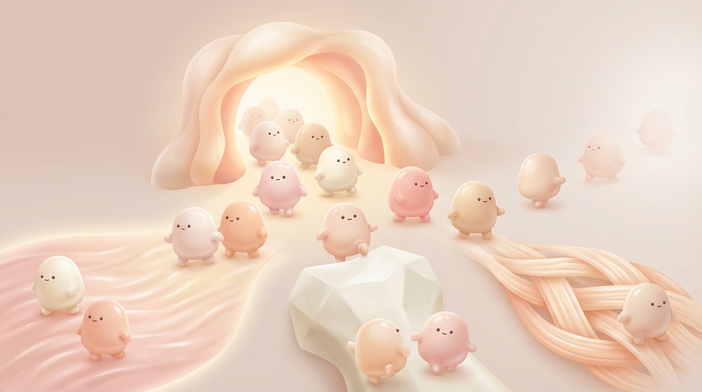 콜라겐 흡수율이 높아도 꼭 피부로 간다는 보장은 없다는 거죠!