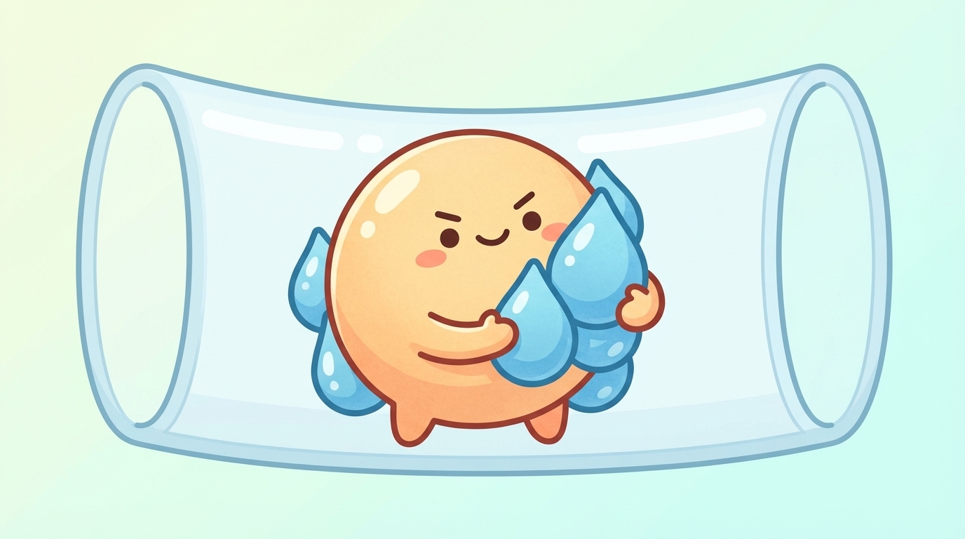 알부민은 혈관 속에서 수분을 딱 붙잡아두는 역할을 해요