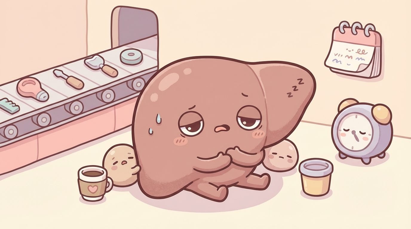 그런데 현대인의 간은 이미 지쳐 있는 경우가 많아요