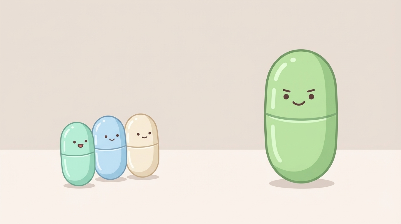 칼마디 영양제, 어떤 건 하루에 한 번, 어떤 건 세 번? 제품마다 다르다