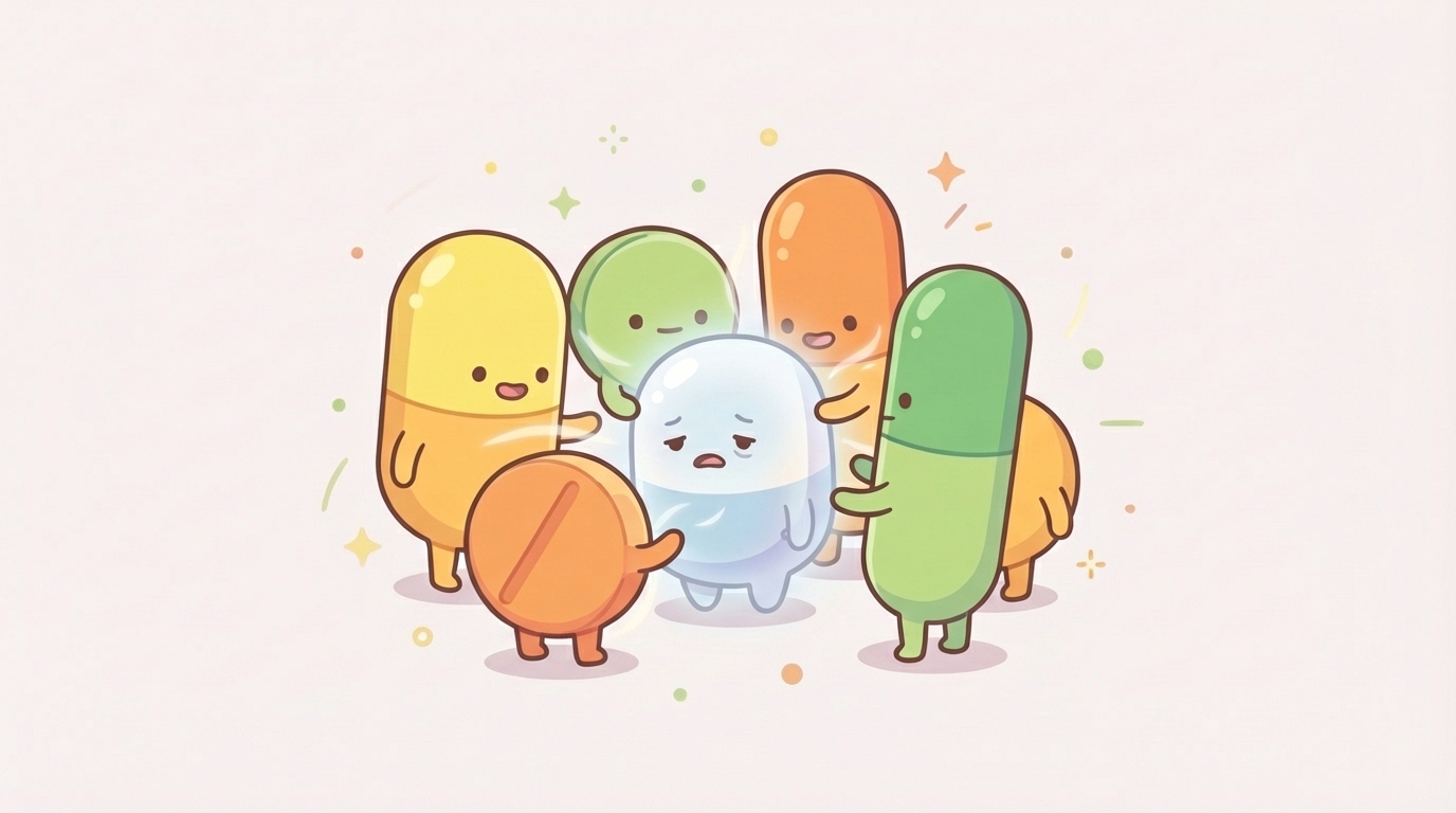 어떤 약들은 마그네슘이랑 같이 먹으면 안 돼요어떤 약들은 마그네슘이랑 사이가 안 좋아요. 함께 먹으면 약의 힘이 약해지거든요.