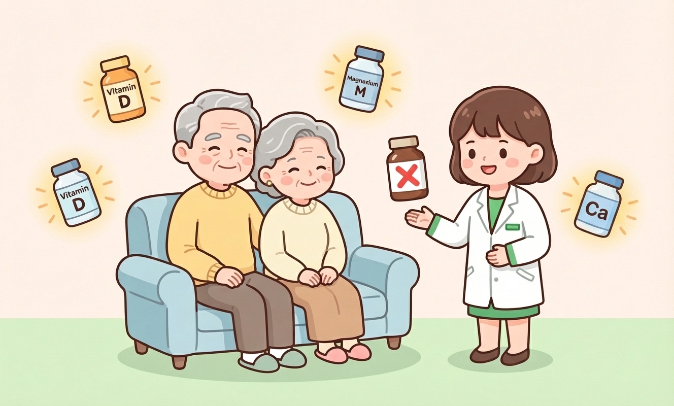 칼슘만 먹는 것보다, 셋이 함께 든 '칼마디'가 훨씬 효과적이에요. 약알 칼마디 건기식,영양제 추천