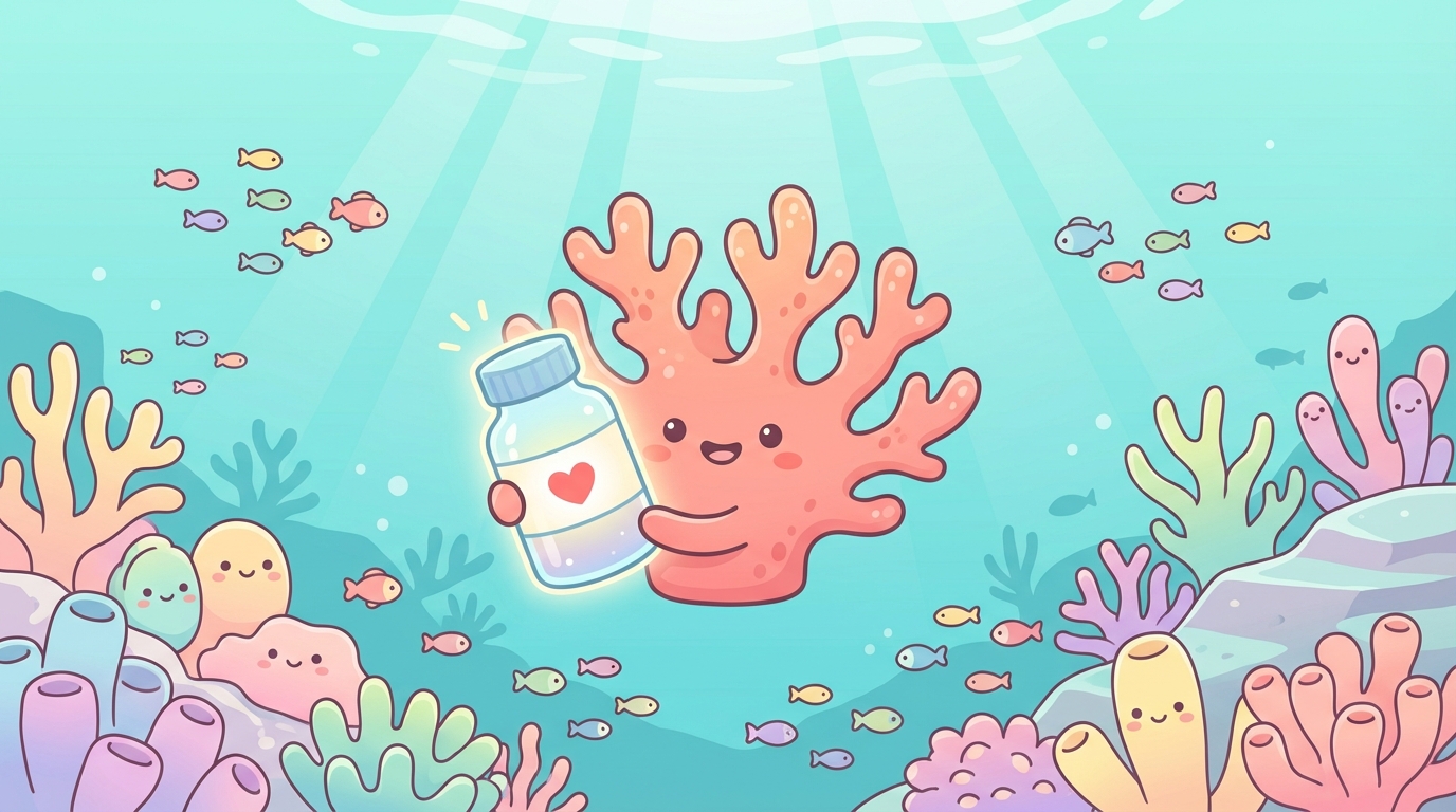 약사 추천 코랄칼슘=산호에서 추출한 칼슘