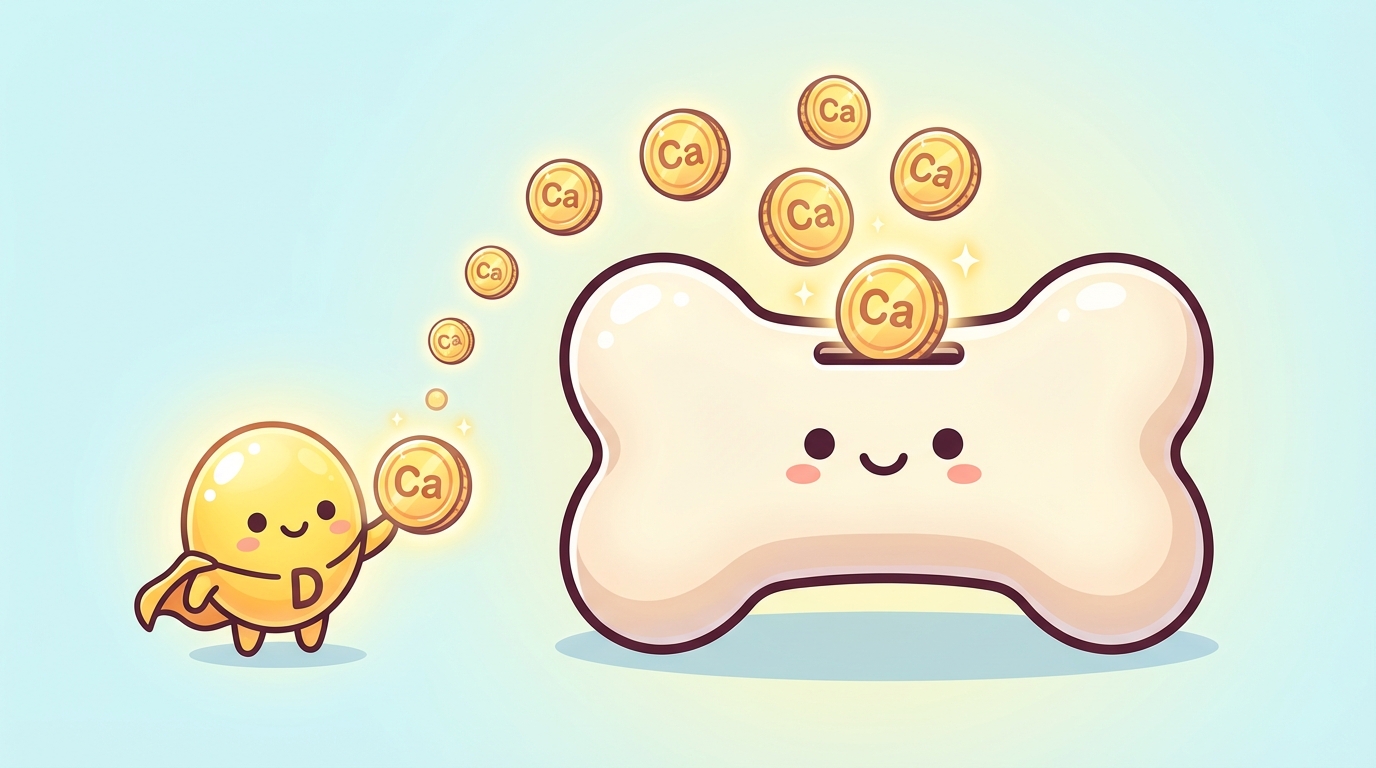 칼슘 흡수, 왜 비타민 D가 필요할까요, 혈액속 칼슘 부족하면 문제가 돼요