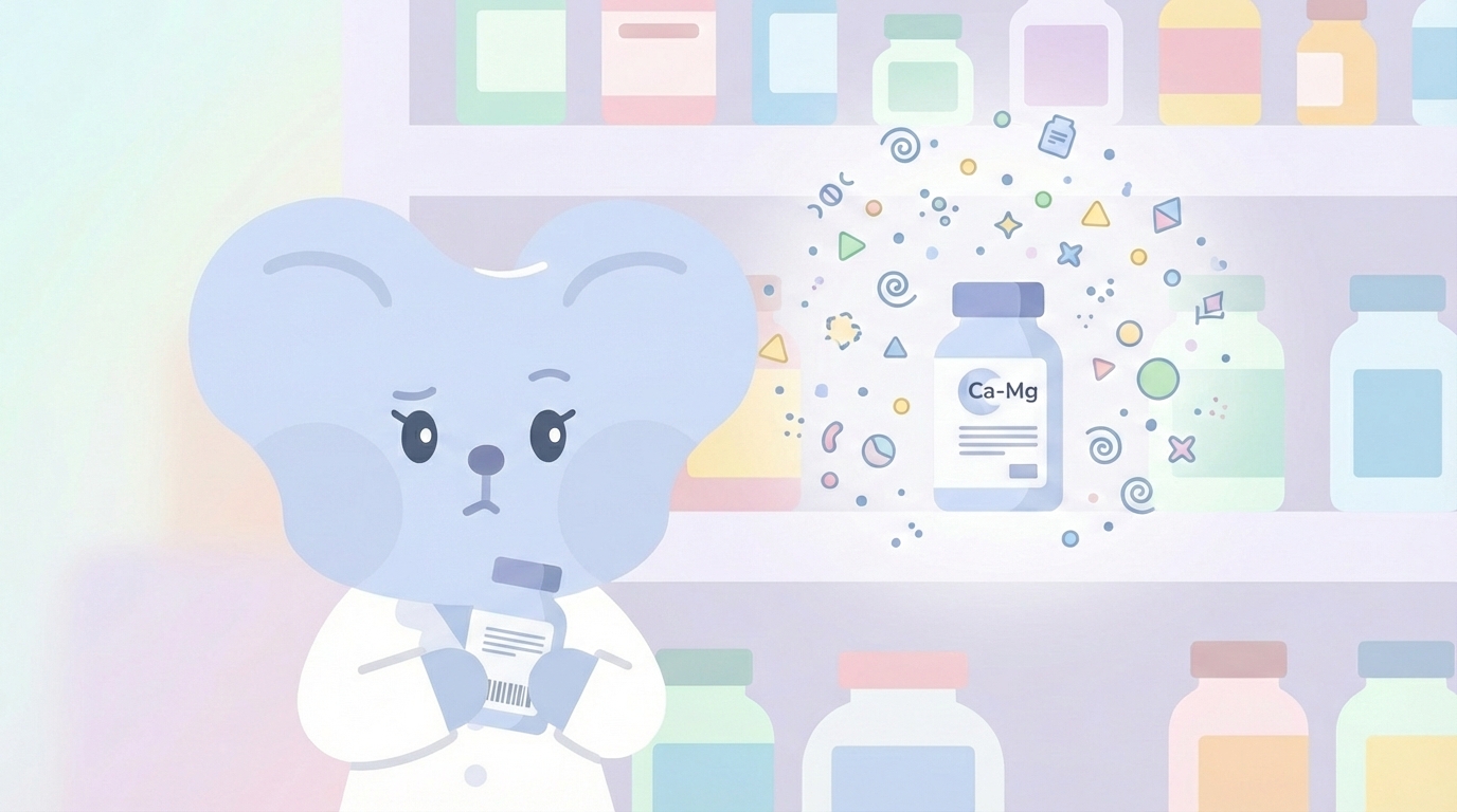 칼마디 제품에 함께 들어있는 부원료들, 왜 거기 있는 건지, 우리 뼈에서 어떤 역할을 하는지 이야기해 볼게요