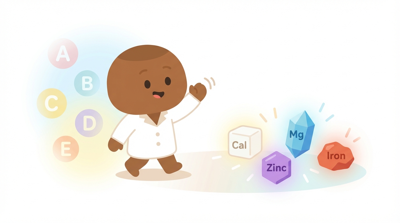 종합비타민 영양제 가이드, 다음 편에서는 종합비타민의 마지막 퍼즐, '미네랄'에 대해 알아볼게요