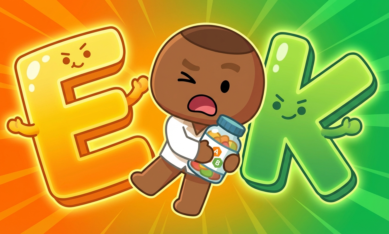 종합비타민 속 E와 K, 아직도 뭔지 모르고 드시나요?