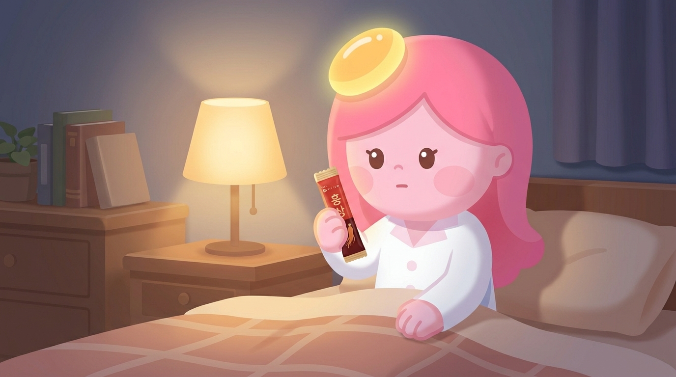 홍삼 섭취, 저녁에 먹고 불편함을 느꼈다면 다른 시간대로 바꾸면 되지만, 저녁이라고 무조건 피할 필요는 없어요