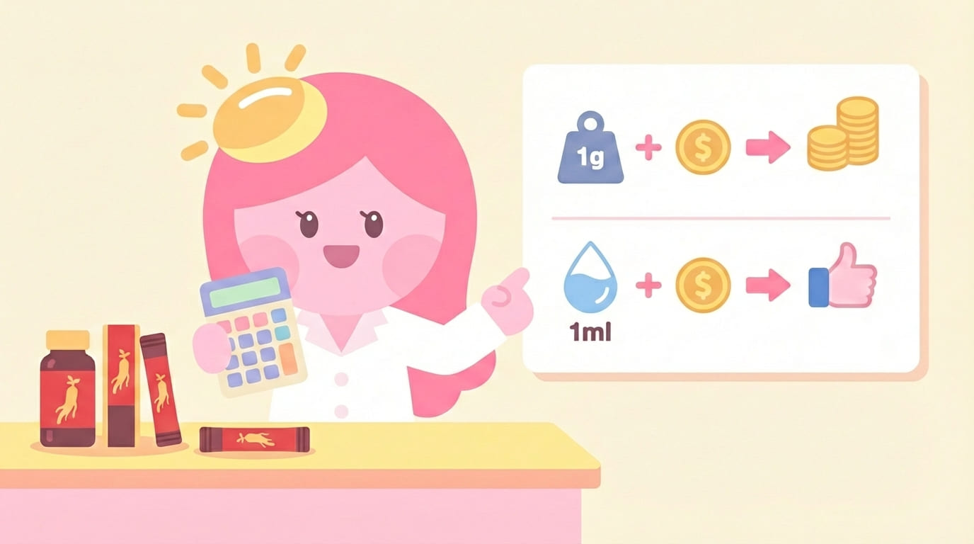 가성비 좋은 홍삼 건강기능식품 고르기, 약사가 알려드립니다