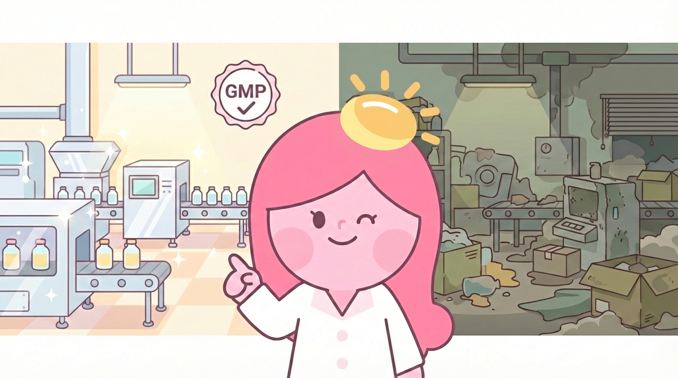 홍삼 건기식, GMP 마크가 있으면 제조 과정까지 검증받은 제품이니, 조금 더 안심하고 고를 수 있어요 